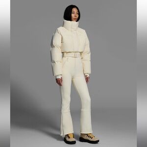 CORDOVA MYOKO DOWN SKI SUIT WHITE LUXURY ONE-PIECE